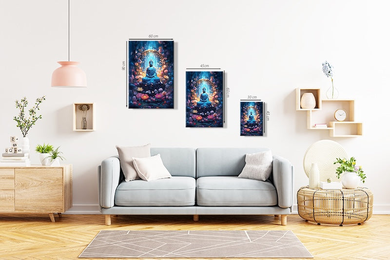 Lord Gautam Buddha Canvas – Symbol of Peace, Enlightenment and Inner Harmony
