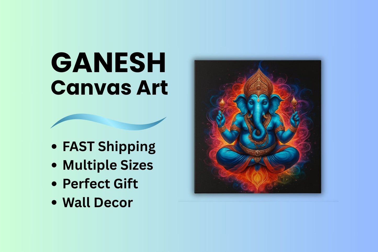 Ganesh Canvas Wall Art | GIFT Canvas