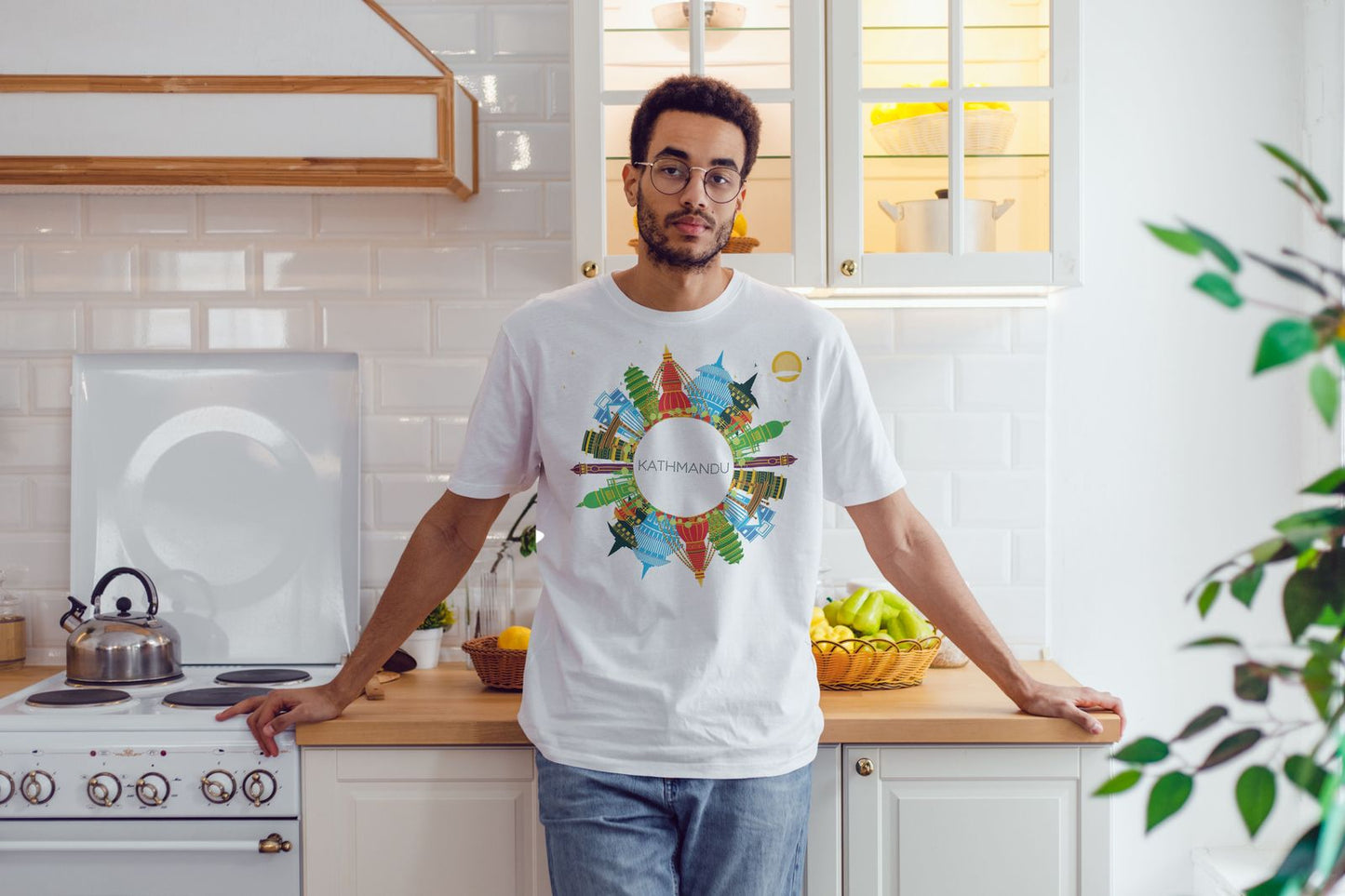 Kathmandu City Landmark T-Shirt