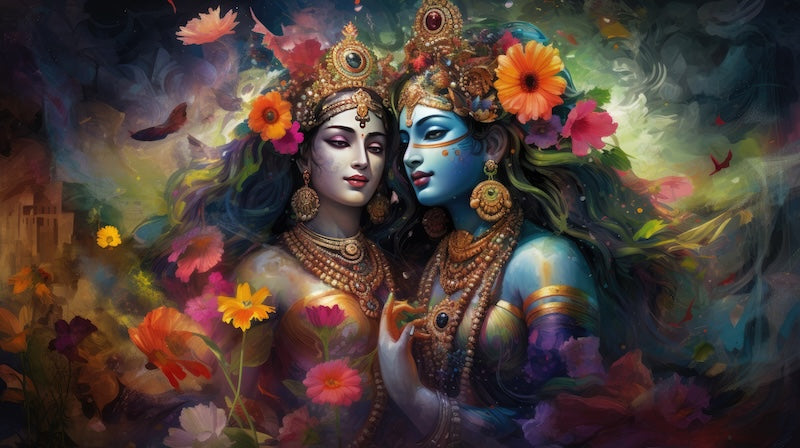 Radha Krishna Canvas – Symbol of Eternal Love