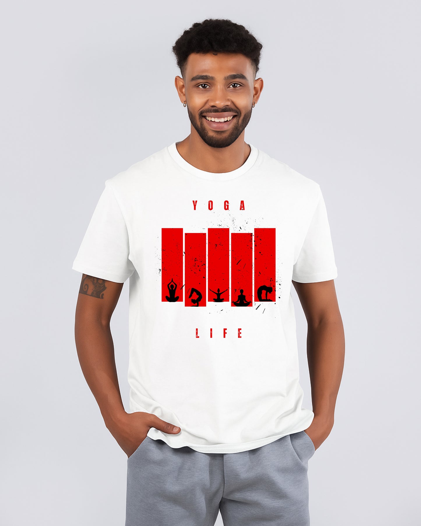 "Yoga Life" Silhouettes T-Shirt