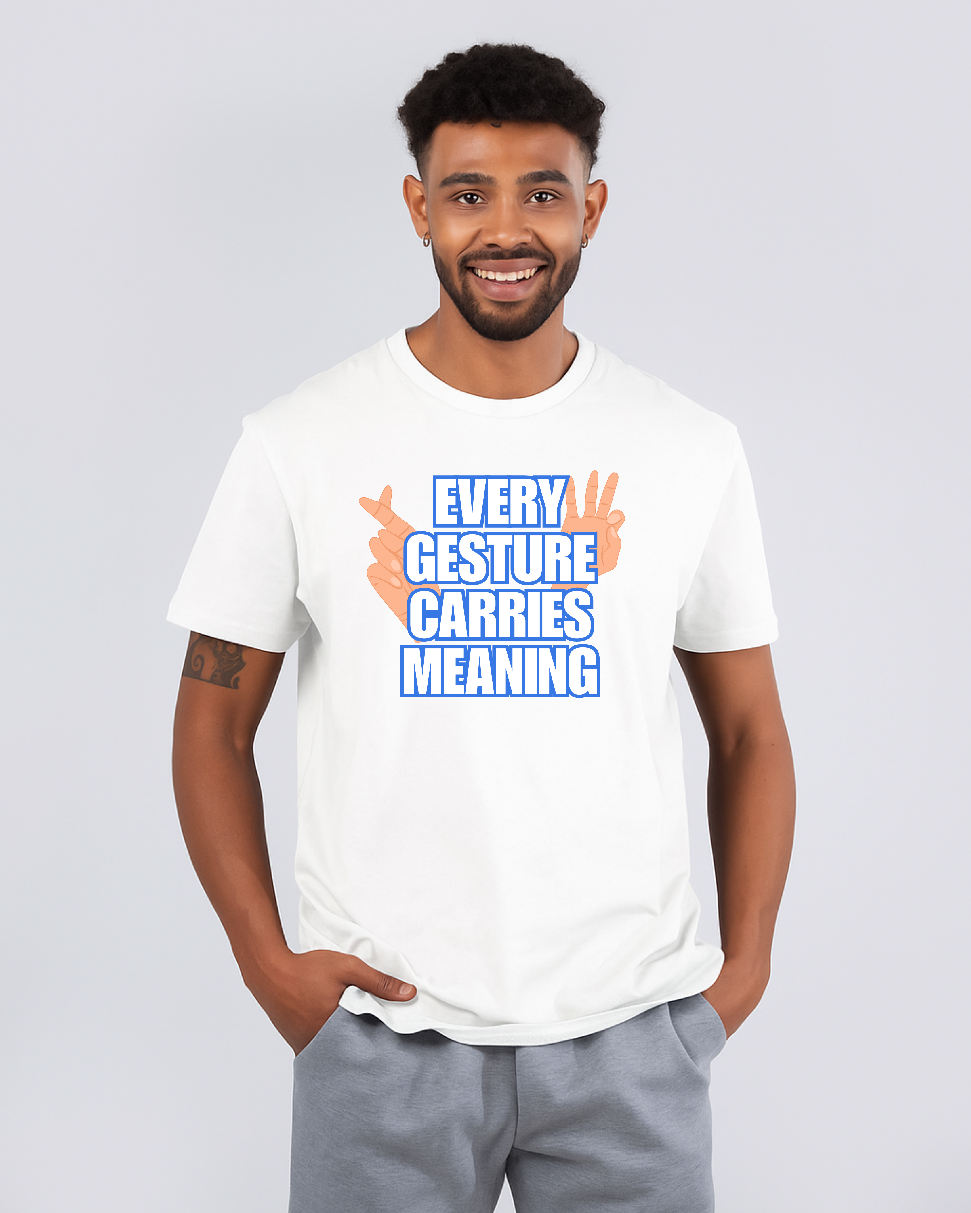 Interpretive "Every Gesture Carries Meaning" DTF T-Shirt