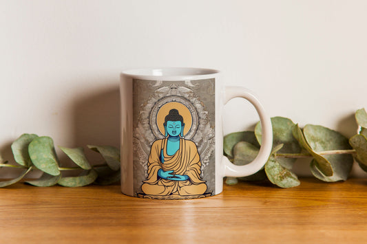 Serene Buddha in Meditation Mug