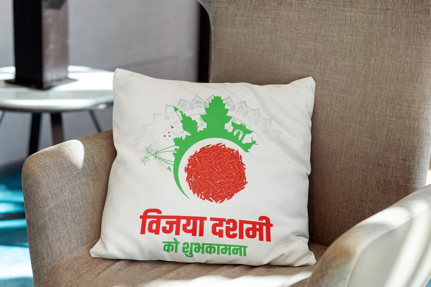 Bijaya Dashami (Dashain) Festival Cushion