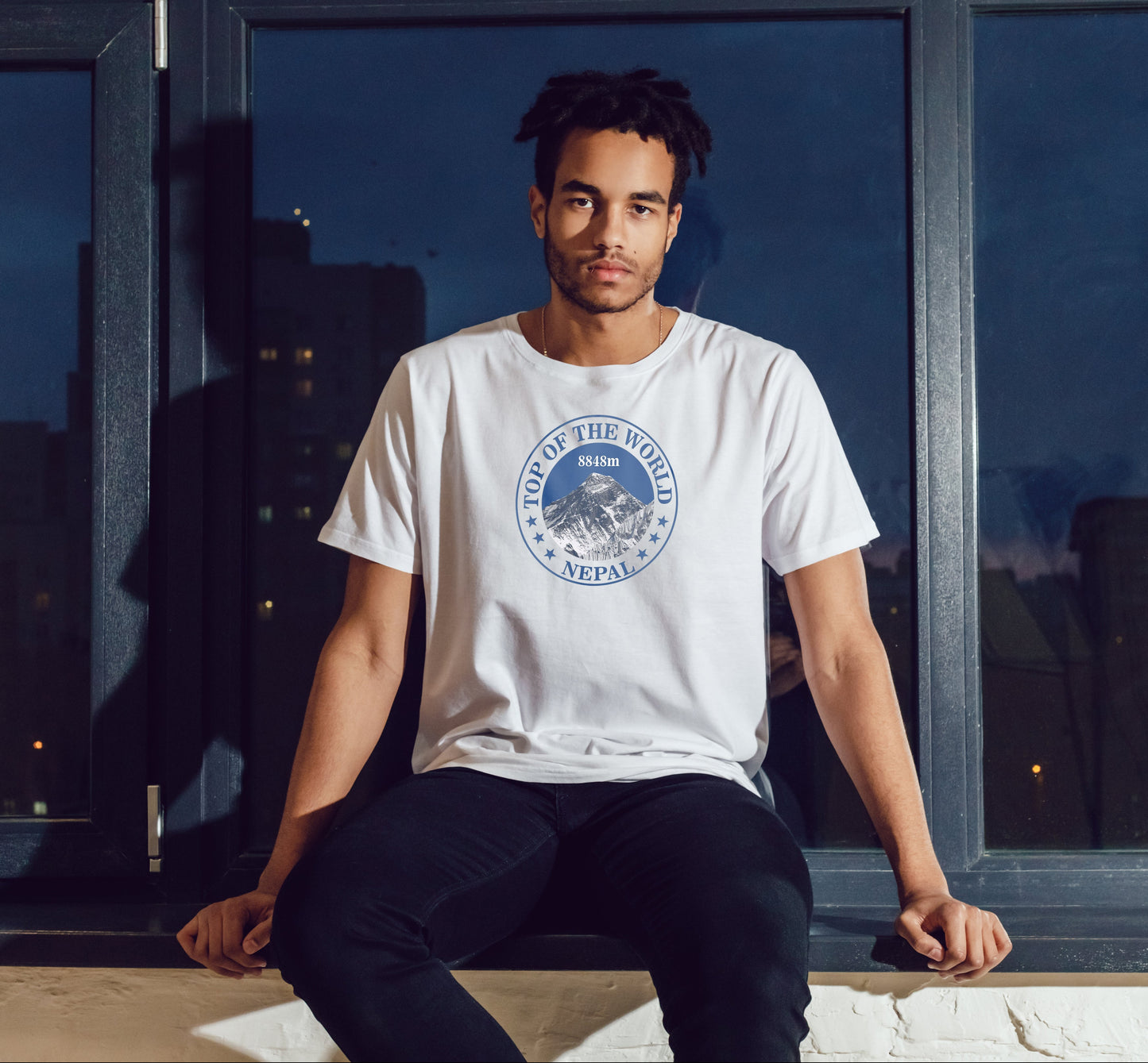 "Top of the World" Mount Everest Souvenir T-Shirt