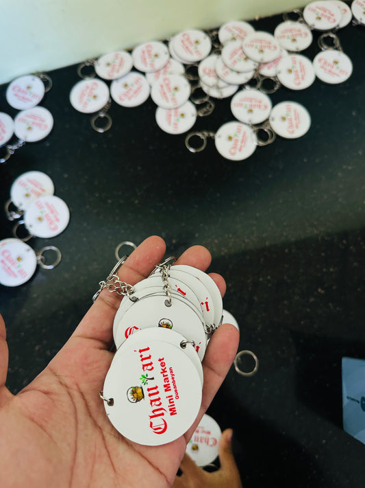Personalised Key Rings for baby, Personalised key ring for couple and key rings for business branding