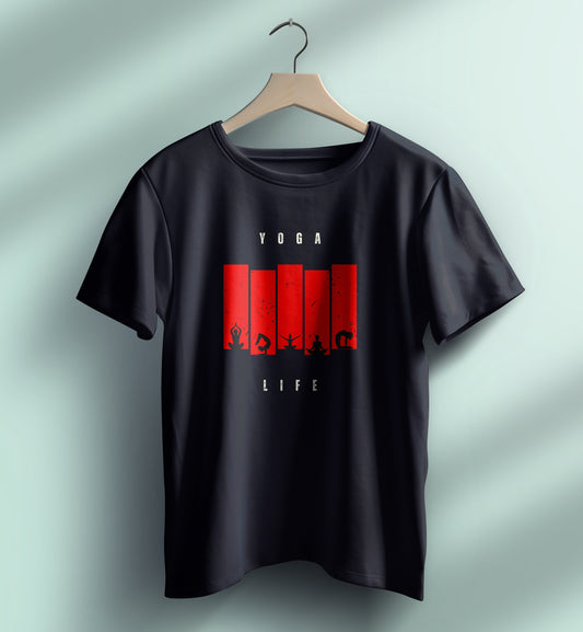 "Yoga Life" Silhouettes T-Shirt